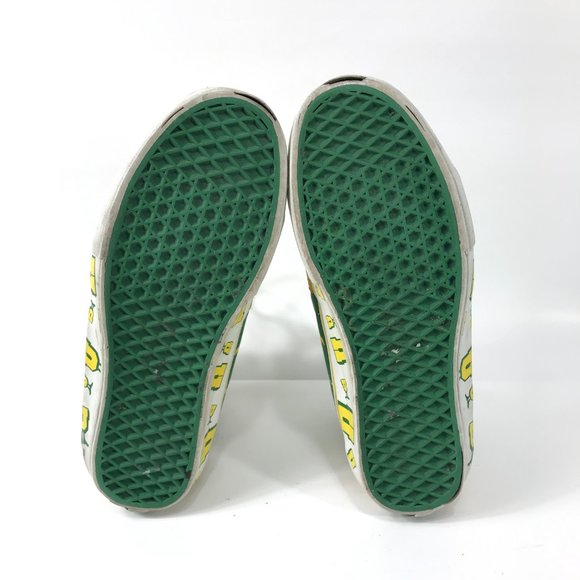 Vans Shoes Mens 9 Women 10.5 Lakers Undefeated Sk8 Hi U-Man UNDFTD Yellow Green main image 9